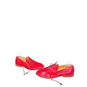 Women's Vintage Henry Cuir leather flat oxfords size euro 38